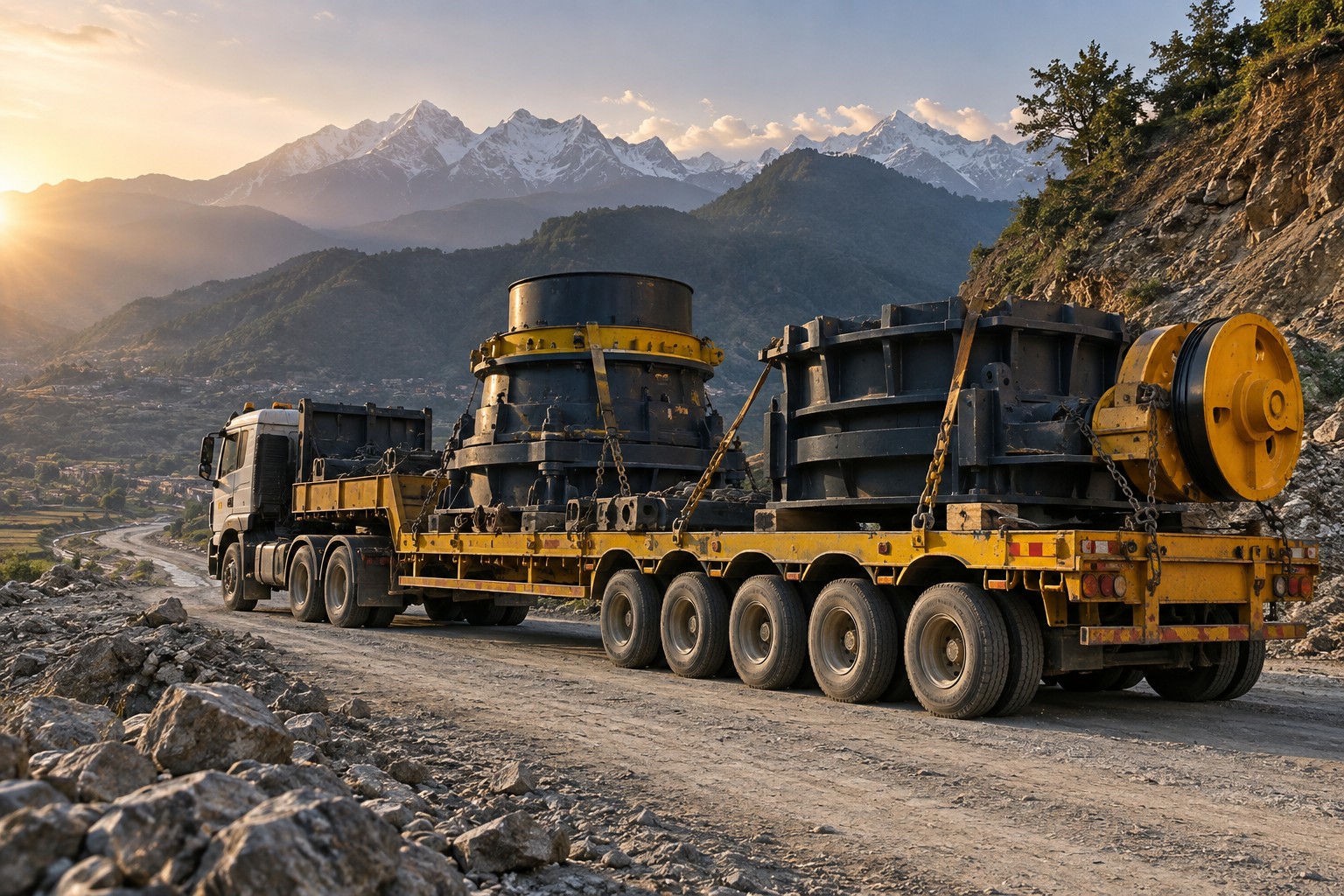 Illustrative equipment transport image